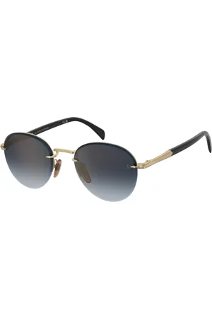 DB EYEWEAR BY DAVID BECKHAM Accessoires, Heren, Geel, 51 MM, Stijlvolle zonnebril DB 1173/S Rhl/1V