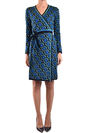 Diane von Furstenberg Kleedjes, Dames, Veelkleurig, M, Stijlvolle Jurken voor elke gelegenheid