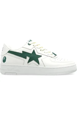 A Bathing Ape Schoenen, Dames, Wit, 35 EU, Leer, Sportschoenen