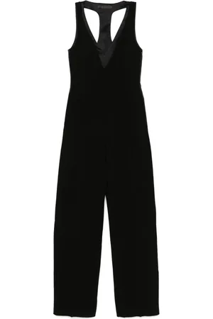 Max Mara Jumpsuits & Playsuits, Dames, Zwart, S, Zwarte jumpsuit met verborgen zijrits