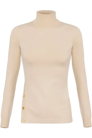 Elisabetta Franchi Truien, Dames, Wit, S, Stijlvolle Sweaters voor elke gelegenheid
