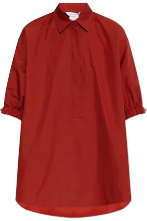 Max Mara Blouses & Shirts, Dames, Rood, 2Xs, Katoen, Shirt Teano