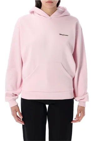 COPERNI Sweatshirts & Hoodies, Dames, Roze, L, Katoen, Roze Gebreide Kleding Kroon Hoodie