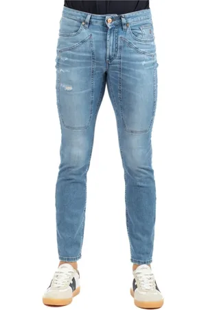 Jeckerson Jeans, Heren, Blauw, W32, Denim, Stijlvolle Denim Jeans