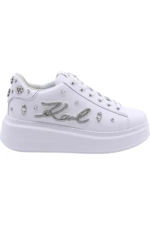 Karl Lagerfeld Schoenen, Dames, Wit, 38 EU, Sneaker