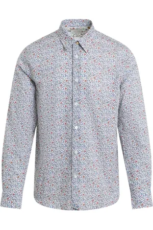 Paul Smith Overhemden, Heren, Veelkleurig, L, Bloemenprint Slim Fit Overhemd