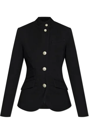 RAG&BONE Jassen, Dames, Zwart, XS, Jas met opstaande kraag