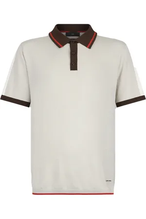 Liu Jo Tops, Heren, Grijs, S, Katoen, Polo Shirt met Gesloten Hals