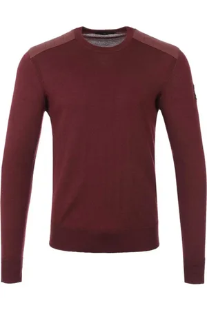 Belstaff Truien, Heren, Rood, L, Stijlvolle Sweaters voor elke gelegenheid