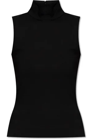 RAG&BONE Tops, Dames, Zwart, L, Leer, Top Irina