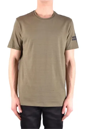Neil Barrett Tops, Heren, Groen, L, Katoen, Casual Katoenen T-shirt
