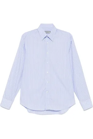 CANALI Overhemden, Heren, Blauw, XL, Cerulean Button-Up Blouses