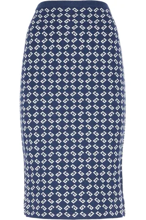 Givenchy Rokken, Dames, Blauw, M, Elegante Gonne Rok voor Vrouwen