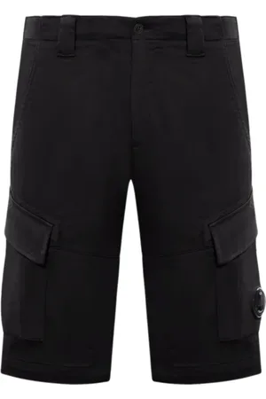 C.P. Company Korte broeken, Heren, Zwart, L, Cargo Shorts voor Mannen