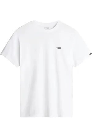 Vans Tops, Heren, Wit, L, Katoen, Logo Tee Shirt voor Mannen