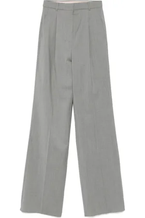 Max Mara Broeken, Dames, Grijs, M, Grijze Anfora Broek