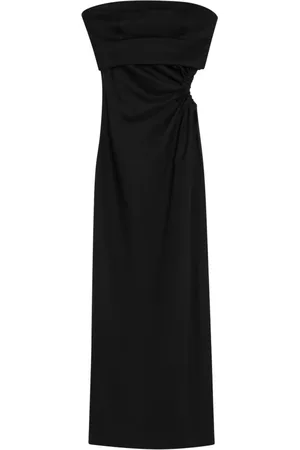 Max Mara Kleedjes, Dames, Zwart, 2Xs, Lange Damesjurk Elegante Stijl