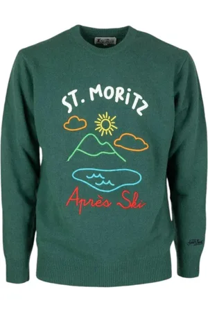MC2 SAINT BARTH Truien, Heren, Groen, 2Xl, Stijlvolle Sweaters voor Mannen en Vrouwen