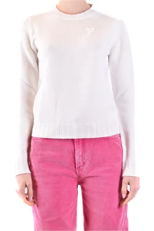 Dondup Truien, Dames, Wit, M, Stijlvolle Sweaters voor elke gelegenheid