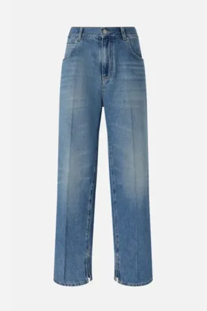 Pinko Jeans, Dames, Blauw, W28, Denim, Ocean Wash Denim Jeans