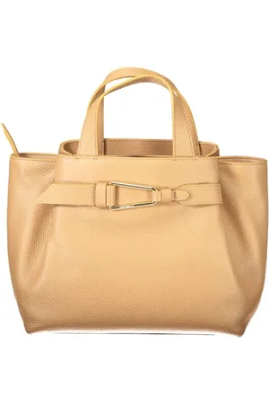 Coccinelle Tassen, Dames, Bruin, ONE Size, Leer, Bruine Leren Dames Handtas Malory Tas