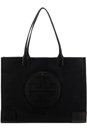 Tory Burch Tassen, Dames, Zwart, ONE Size, Nylon, Zwarte Schoudertas Stijlvol en Ruim