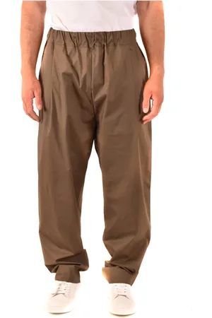 LANEUS Broeken, Heren, Groen, L, Denim, Casual Denim Broek voor Mannen