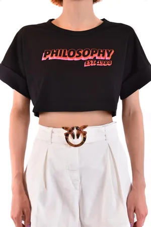 Serafini Tops, Dames, Zwart, S, Stijlvolle T-shirts voor een trendy look