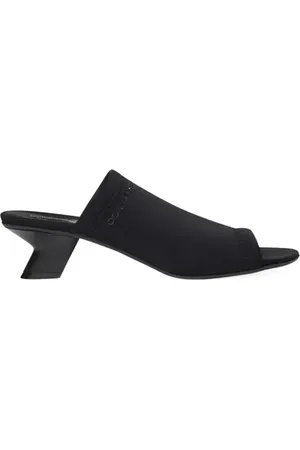 Courrèges Schoenen, Dames, Zwart, 39 EU, Leer, Zwarte Pumps Wet Nappa Mules