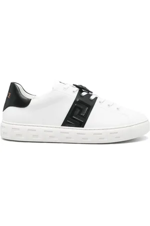 VERSACE Schoenen, Heren, Wit, 41 EU, Witte Sneakers voor Mannen