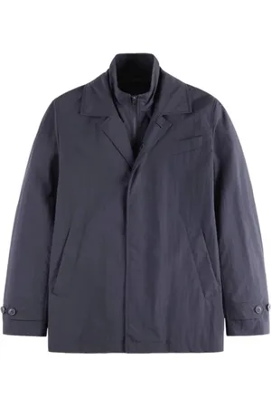 FAY Jassen, Heren, Blauw, 2Xl, Blauwe Jas voor Mannen
