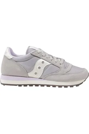 Saucony Schoenen, Dames, Grijs, 38 EU, Suède, Grijze Suède Leren Sneaker Dames Schoenen