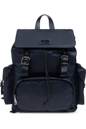 Paul & Shark Tassen, Heren, Blauw, ONE Size, Nylon, Rugzak met logo
