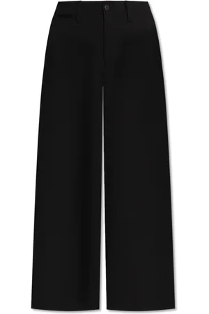 RAG&BONE Broeken, Dames, Zwart, M, Broek met wijde pijpen
