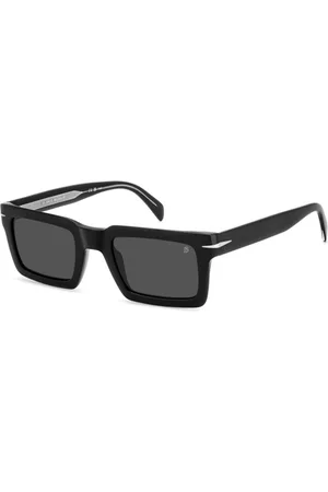 DB EYEWEAR BY DAVID BECKHAM Accessoires, Heren, Zwart, 51 MM, Zwart/Grijs Zonnebril DB 7126/S