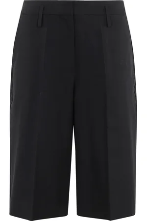 Herskind Korte broeken, Dames, Zwart, S, Katoen, Zwarte Bermuda Shorts met zijzakken
