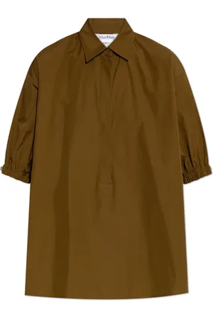Max Mara Blouses & Shirts, Dames, Groen, 3Xs, Katoen, Shirt Teano