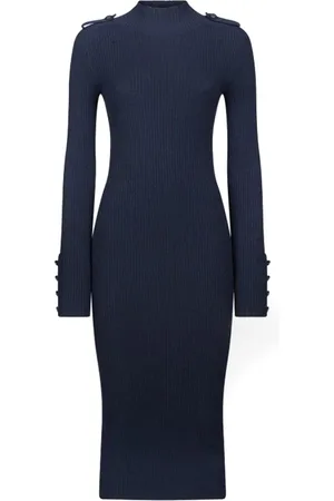 Dondup Kleedjes, Dames, Blauw, M, Stijlvolle Jurken voor elke gelegenheid