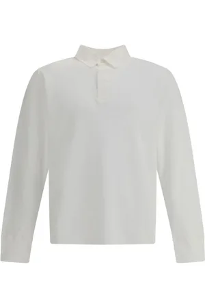Sunflower Tops, Heren, Wit, L, Katoen, Wafel Rugby Polo Shirt