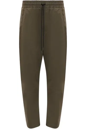 ISABEL BENENATO Broeken, Heren, Groen, L, Slim Fit Casual Broek
