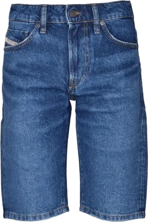 Diesel Korte broeken, Dames, Blauw, W28, Denim, Denim Shorts