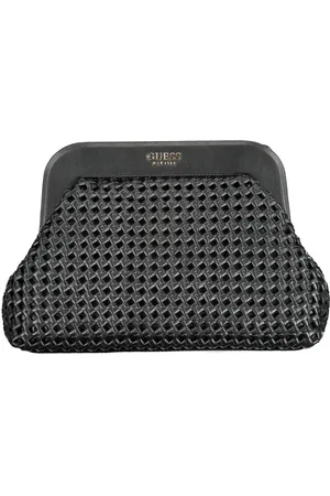 Guess Tassen, Dames, Zwart, ONE Size, Zwarte Polyethyleen Dames Handtas