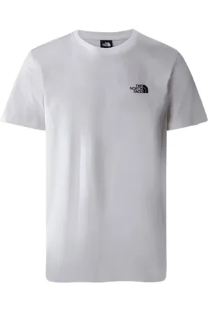 The North Face Tops, Heren, Wit, XL, Katoen, Eenvoudige Dome Tee Shirt