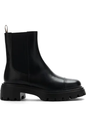 Stuart Weitzman Schoenen, Dames, Zwart, 39 EU, Leer, Emerson Chelsea Bootie