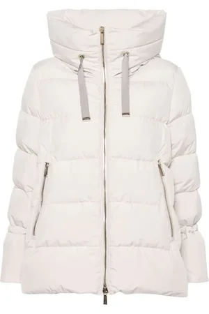 MOORER Jassen, Dames, Wit, L, Polyester, Down Jassen