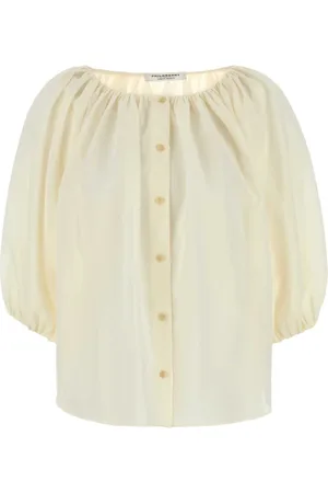 Serafini Blouses & Shirts, Dames, , 2Xs, Polyester, Ivoor Polyester Blend Shirt