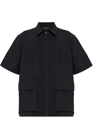 RAG&BONE Overhemden, Heren, Zwart, L, Nylon, Overhemd met zakken