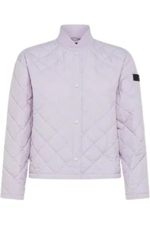 Peuterey Jassen, Dames, Paars, M, Nylon, Gewatteerde Jassen Yllas Trapuntina