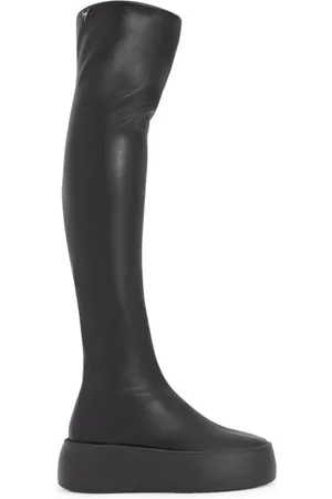 Giuseppe Zanotti Schoenen, Dames, Zwart, 36 EU, Stijlvolle Leren Laarzen voor Vrouwen