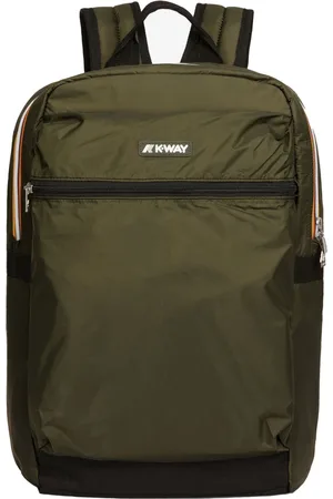 K-Way Tassen, unisex, Groen, ONE Size, Nylon, Stijlvolle Rugzak voor Dagelijks Gebruik